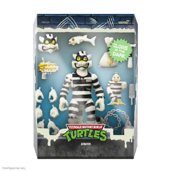 Teenage Mutant Ninja Turtles Ultimates Scratch Cat (Glow) SUPER7 TMNT Ultimate