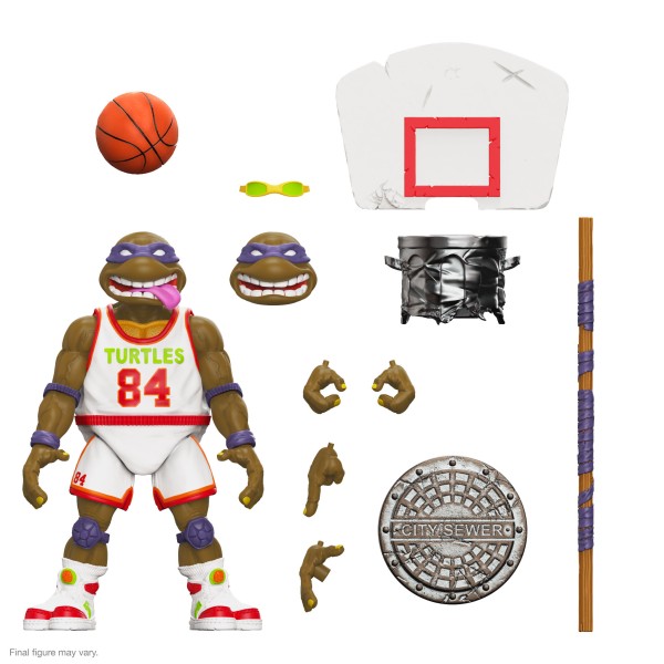 Teenage Mutant Ninja Turtles Ultimates Slam Dunkin' Don SUPER7 TMNT Ultimate 18cm