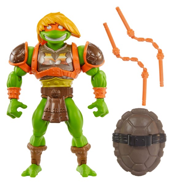 MOTU x TMNT: Turtles of Grayskull Michelangelo MATTEL 14cm