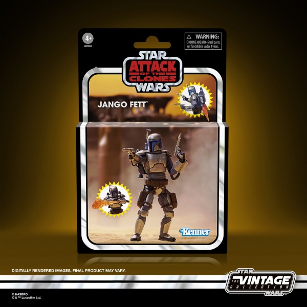 STAR WARS Episode II Jango Fett HASBRO Vintage Collection 10cm