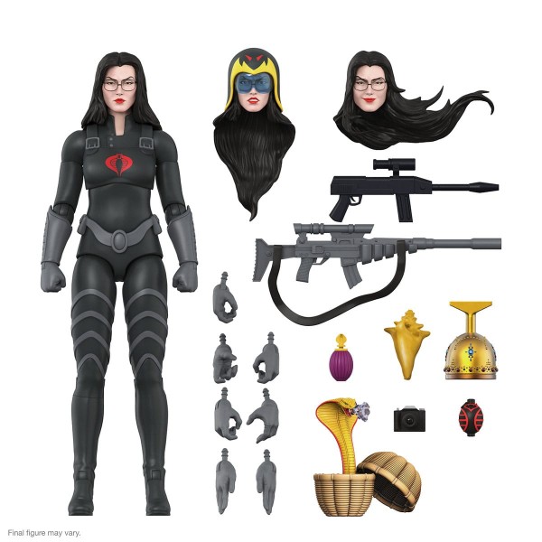 G.I. Joe Ultimates Baroness (Black Suit) SUPER7 Ultimate 18cm